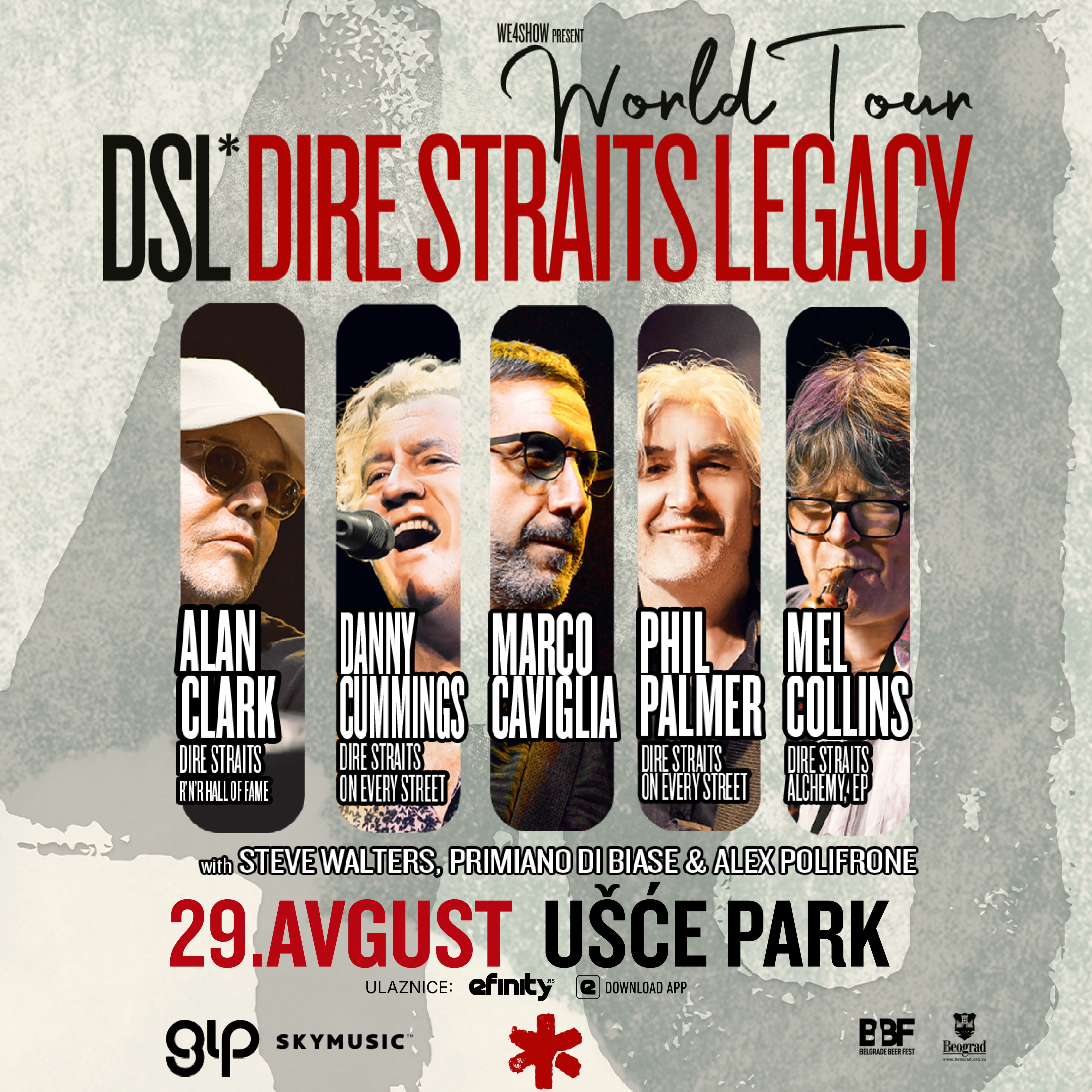 ROK LEGENDE UŽIVO U BEOGRADU: Dire Straits Legacy 29. avgusta na Ušću, ulaznice u prodaji od DANAS! 
