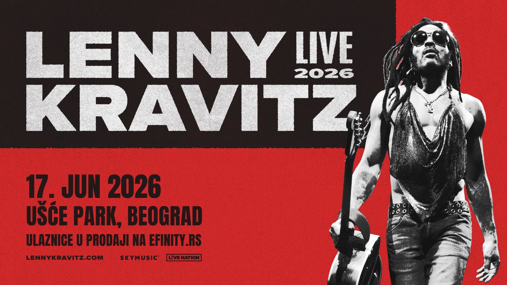 EKSKLUZIVNO! LENNY KRAVITZ OTKRIO KO STIŽE S NJIM - BEOGRAD SPREMAN ZA ROCK EKSPLOZIJU! LENNY i DE’WAYNE ZAJEDNO 17. JUNA!